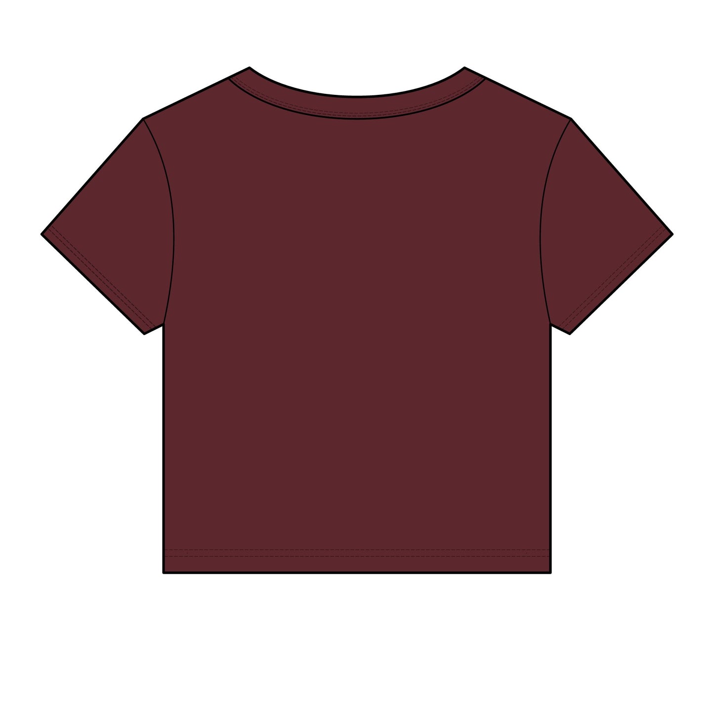 Baby Tee — "Super Tiny Forest" Crop Tee (Women’s Micro Rib)