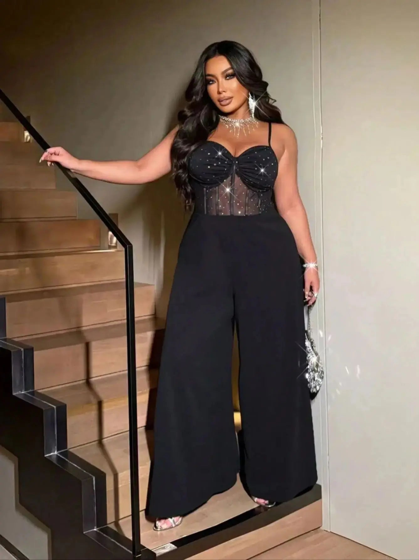 Wide-leg jumpsuit