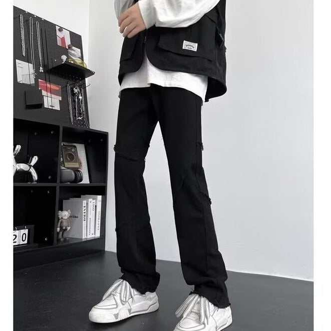 Raw Edge Design Jeans