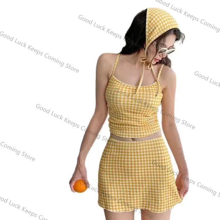 ZHUOFU Three-Piece Swimsuit
