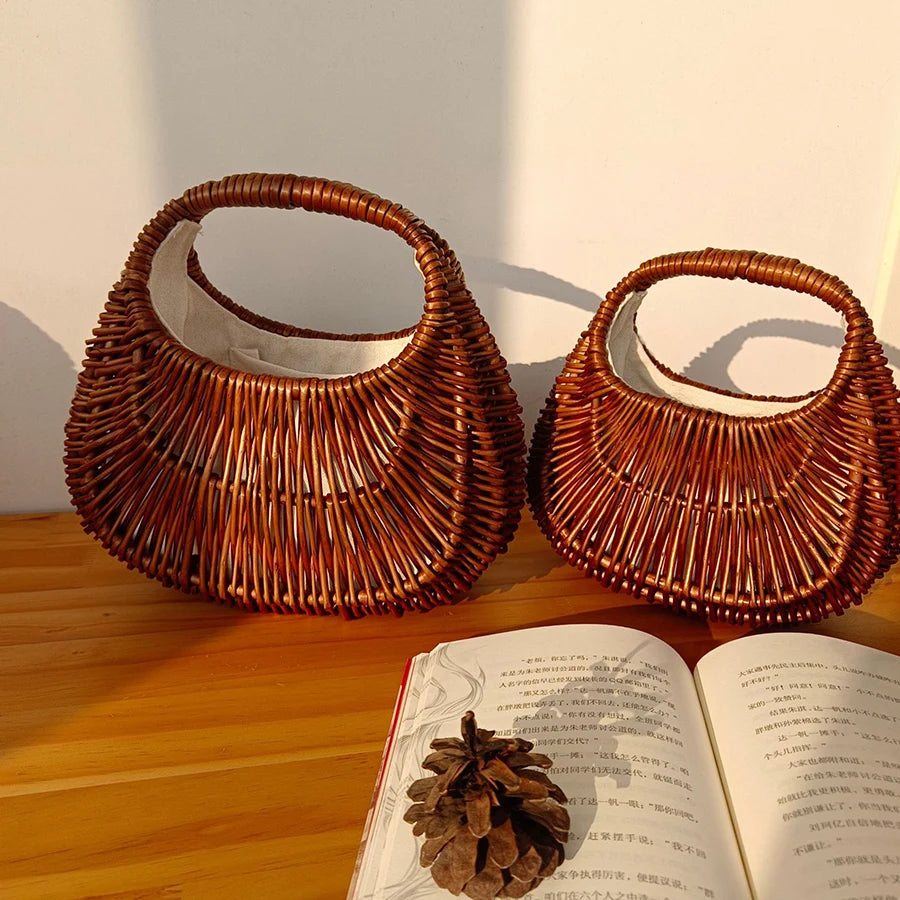 Rattan Straw Bag