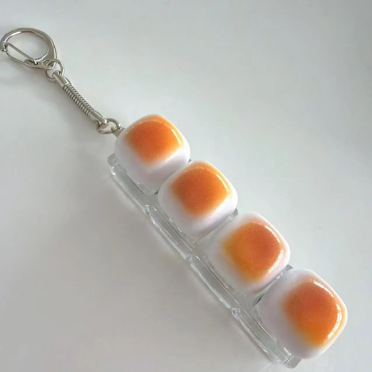 Bread Keycap Stress Relief shine Clicker Keychain Mechanical Keyboard Button Decompress Fingertip Keyring fidget toy sensory toy