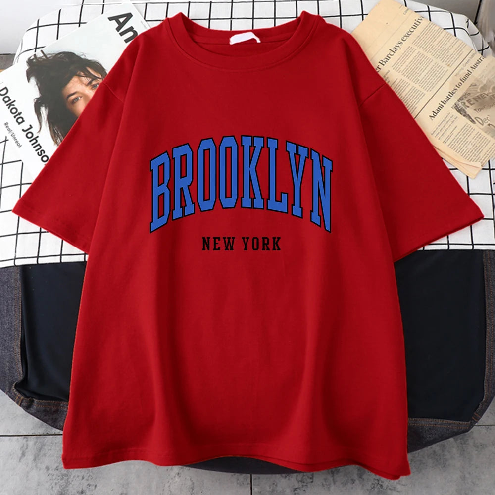 Brooklyn New York Blue Design Tee