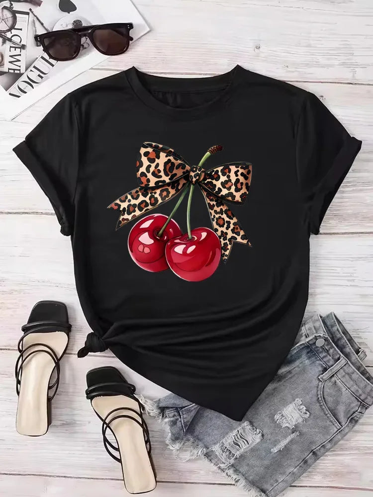 Cherry Print T-Shirt