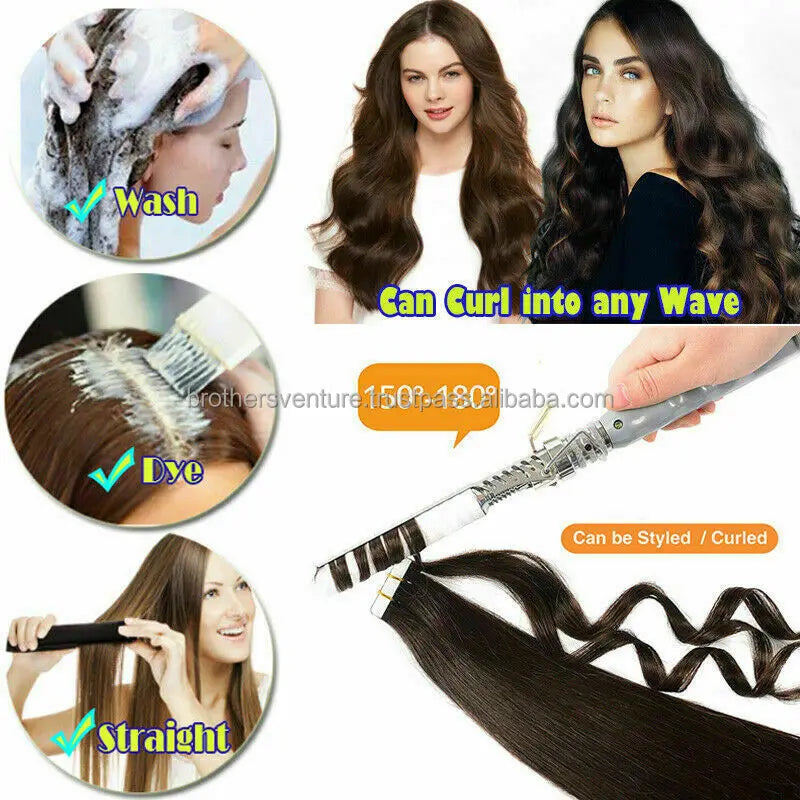 Indian Loose Wave Human Hair Bundles Pre-Looped Pink Wrap Remy Hair Natural Black Soft Shiny Weave for Women