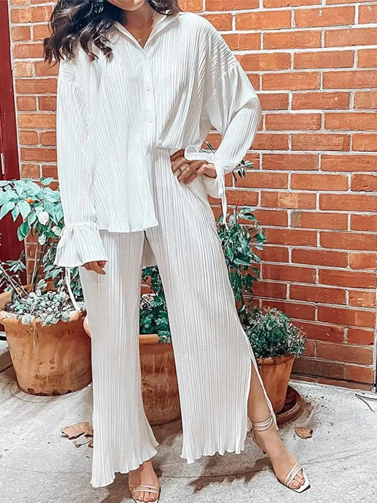 Pleated 2 Piece Set