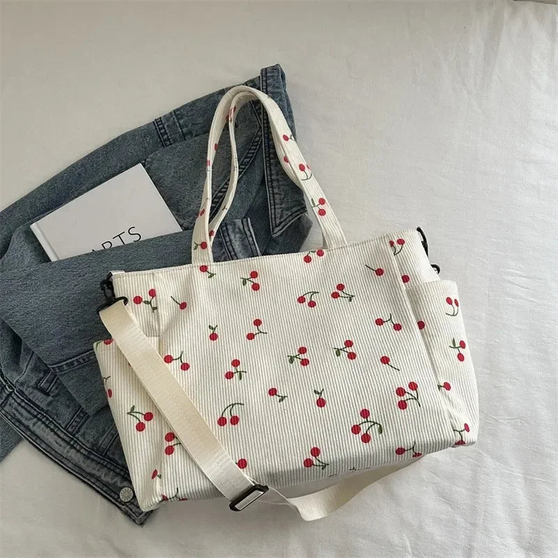Cherry Print Tote