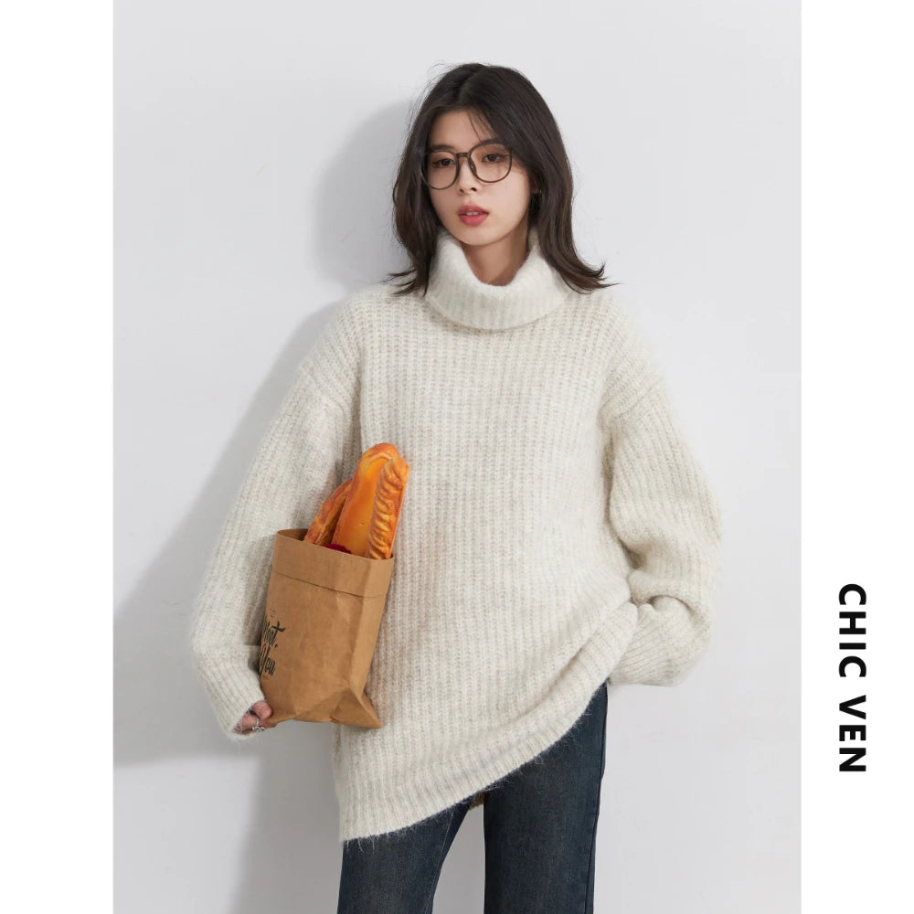 CHIC VEN Turtleneck Sweater