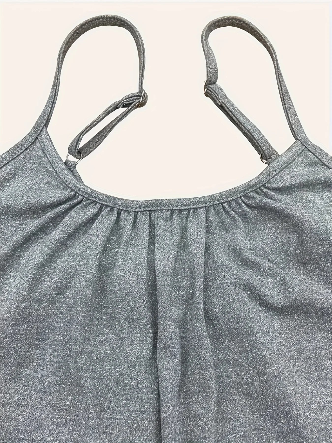 Solid Color Romper