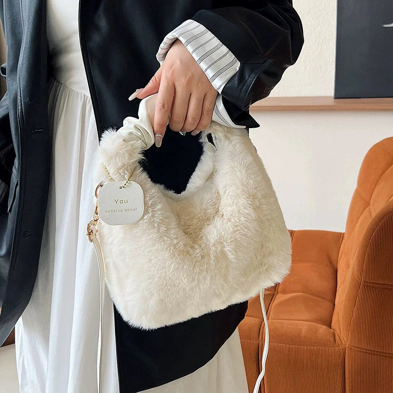 Faux Fur Crossbody Bag