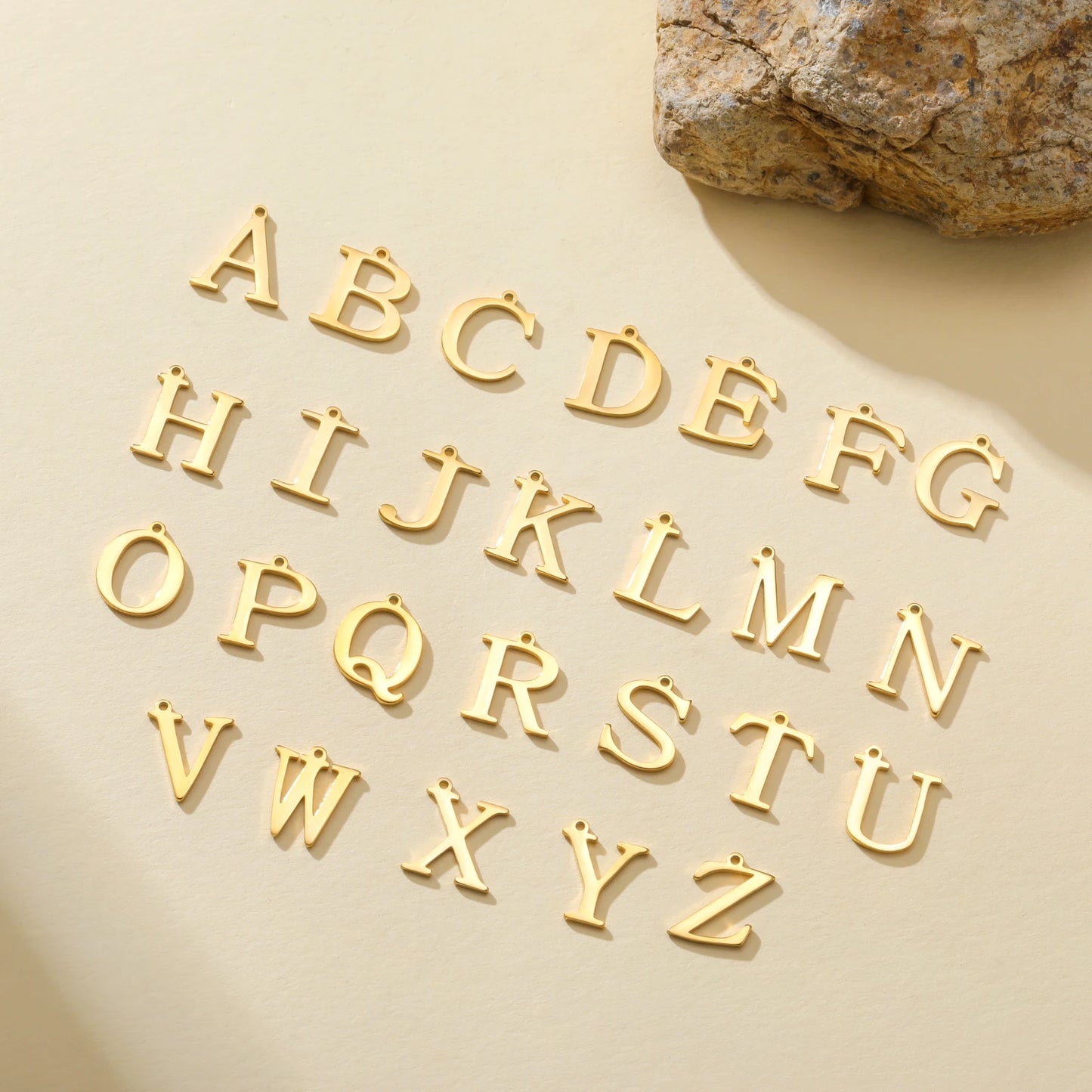 Initial Letter A-Z Necklace for Men Stainless Steel Alphabet Pendant Man Chains Punk Jewelry Birthday Gift 2026 Waterproof