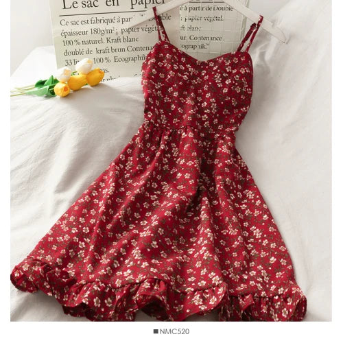 Neploe Print Bohemian Dress