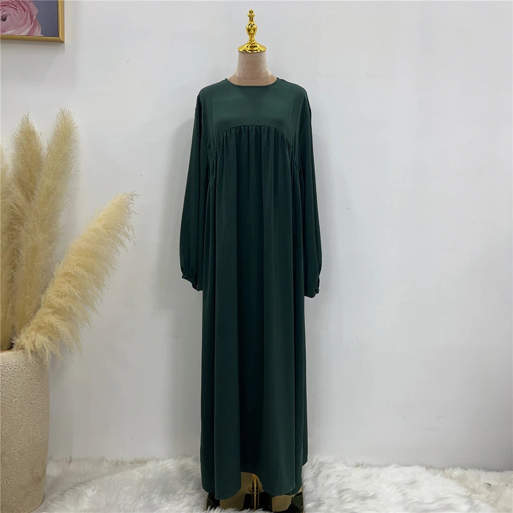 Kaftan Women Abayas Muslim Modest Prayer Loose Long Maxi Dress Turkey Khimar Eid Dubai Islamic Robe Arab Ramadan Jalabiya Caftan