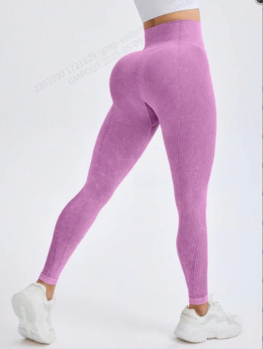 Nylon Sanding Yoga Leggings