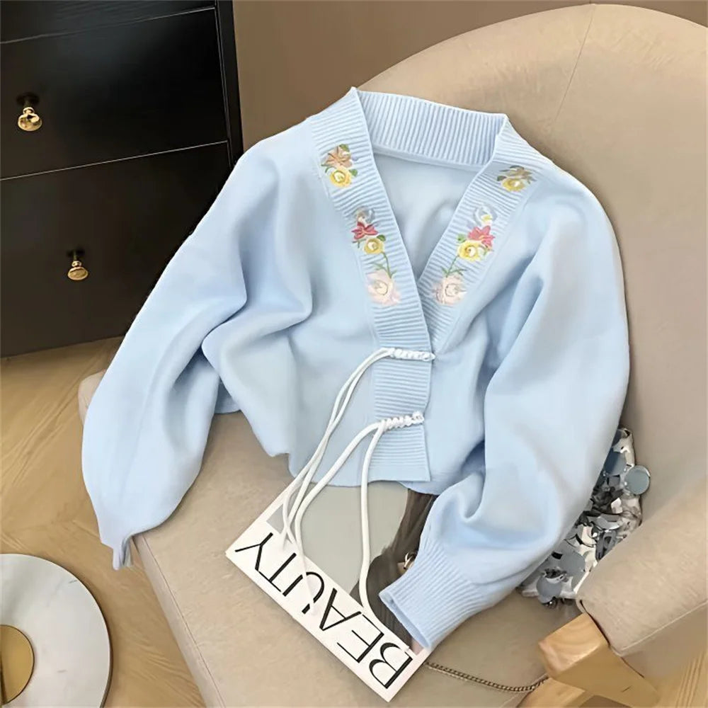 Tie Up Bow Knit Cardigan