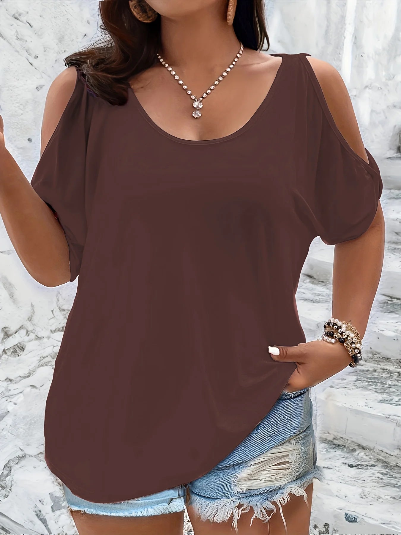 Cold Shoulder T-Shirt
