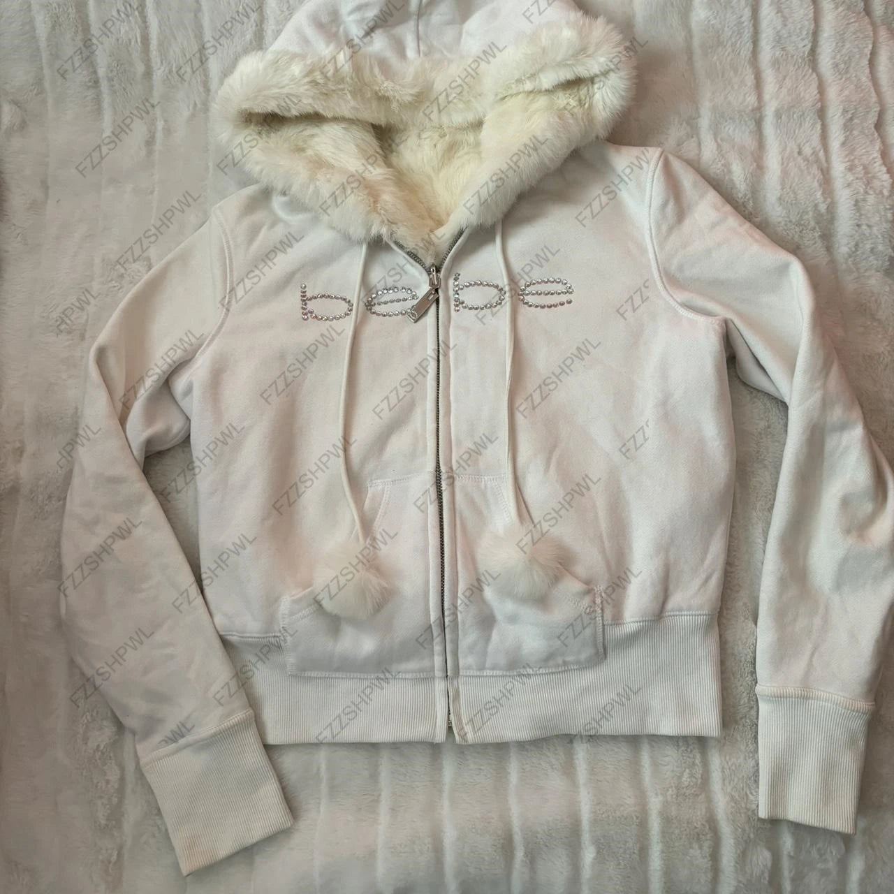 Plush Zip-Up Hoodie