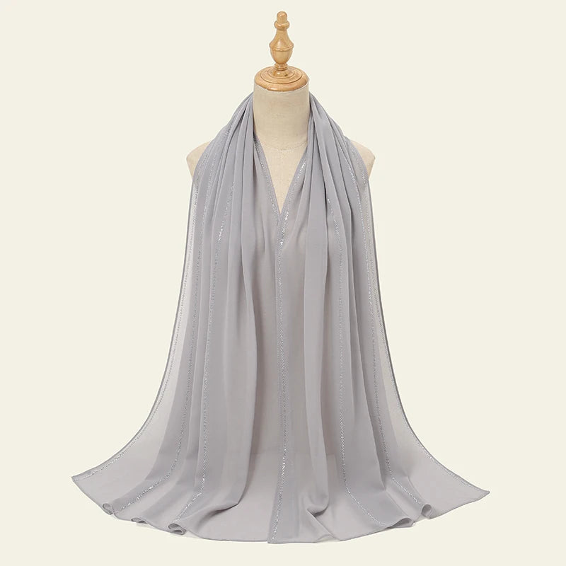 Diamond Chiffon Hijab