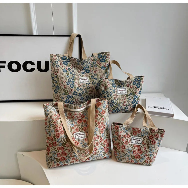 Floral Canvas Bag