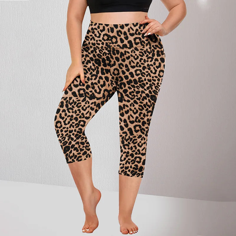 Leopard Print Yoga Pants