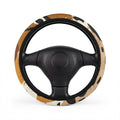super tiny forest Leopard Print Steering Wheel Cover
