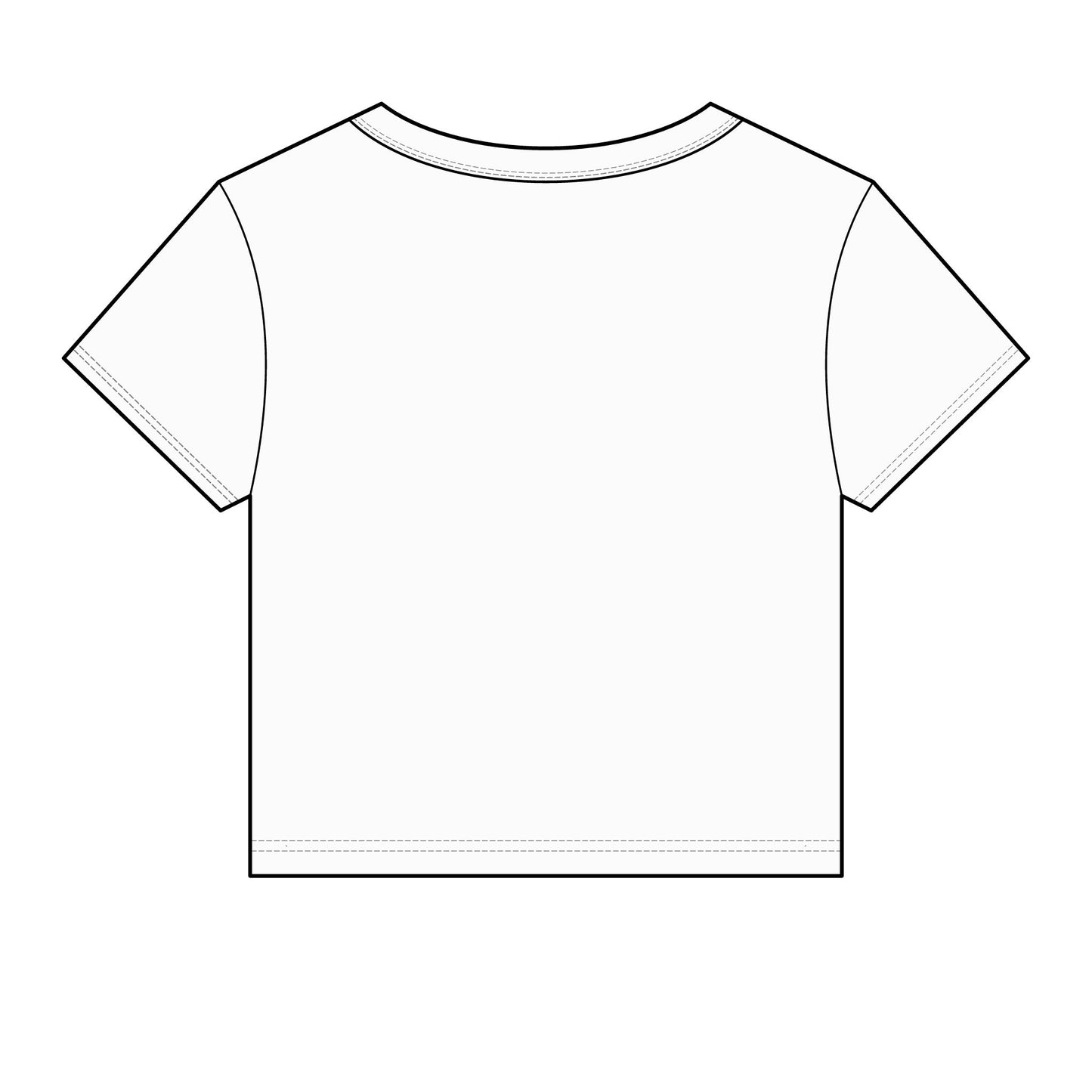 Baby Tee — "Super Tiny Forest" Crop Tee (Women’s Micro Rib)