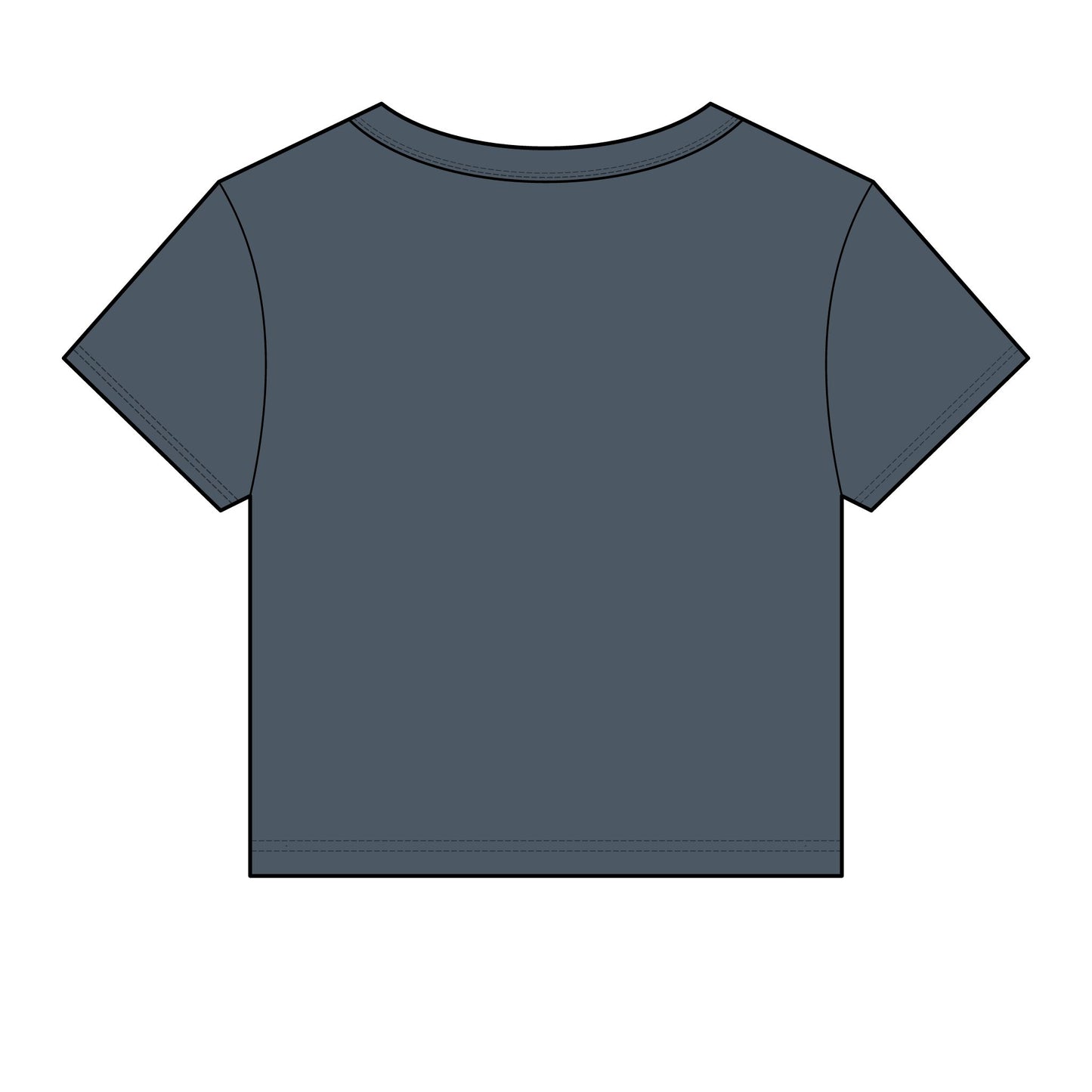 Baby Tee — "Super Tiny Forest" Crop Tee (Women’s Micro Rib)