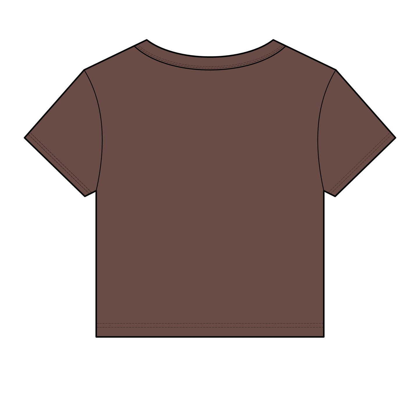 Baby Tee — "Super Tiny Forest" Crop Tee (Women’s Micro Rib)