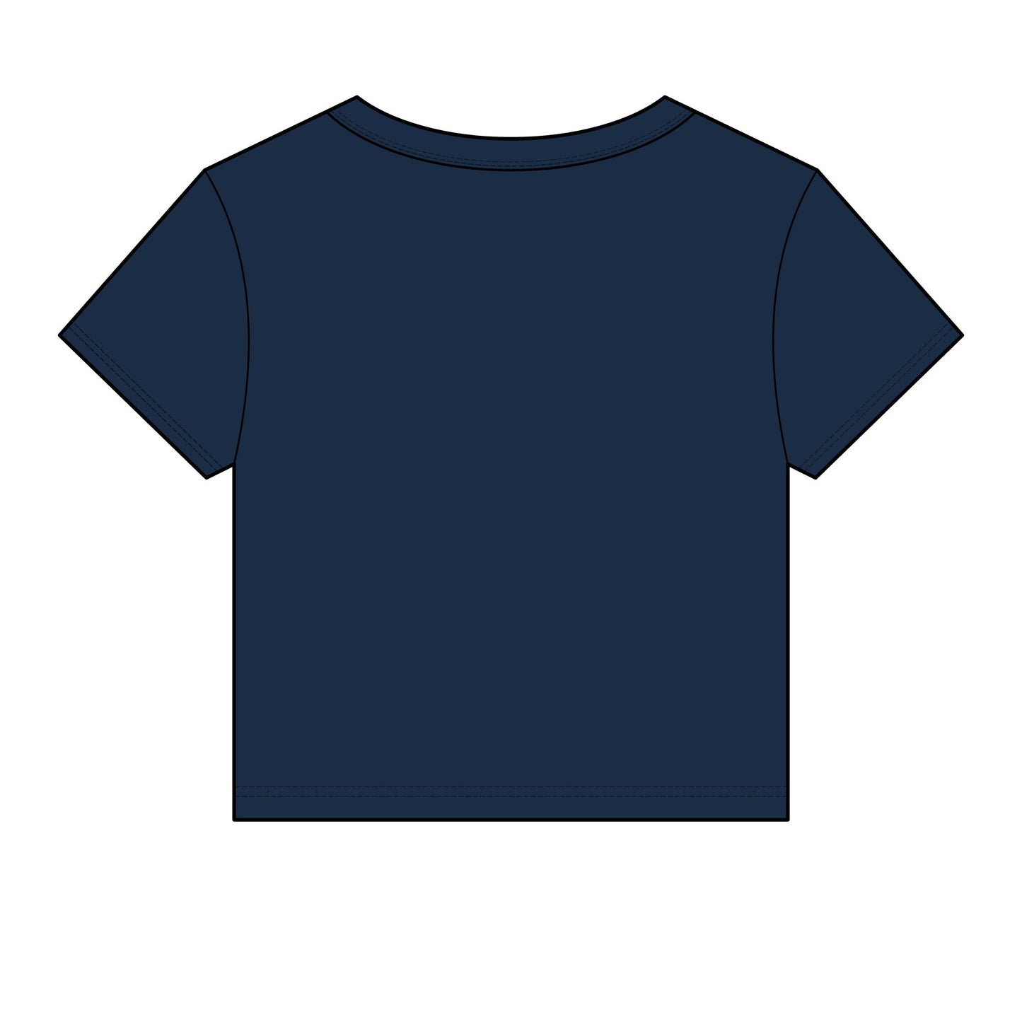 Baby Tee — "Super Tiny Forest" Crop Tee (Women’s Micro Rib)