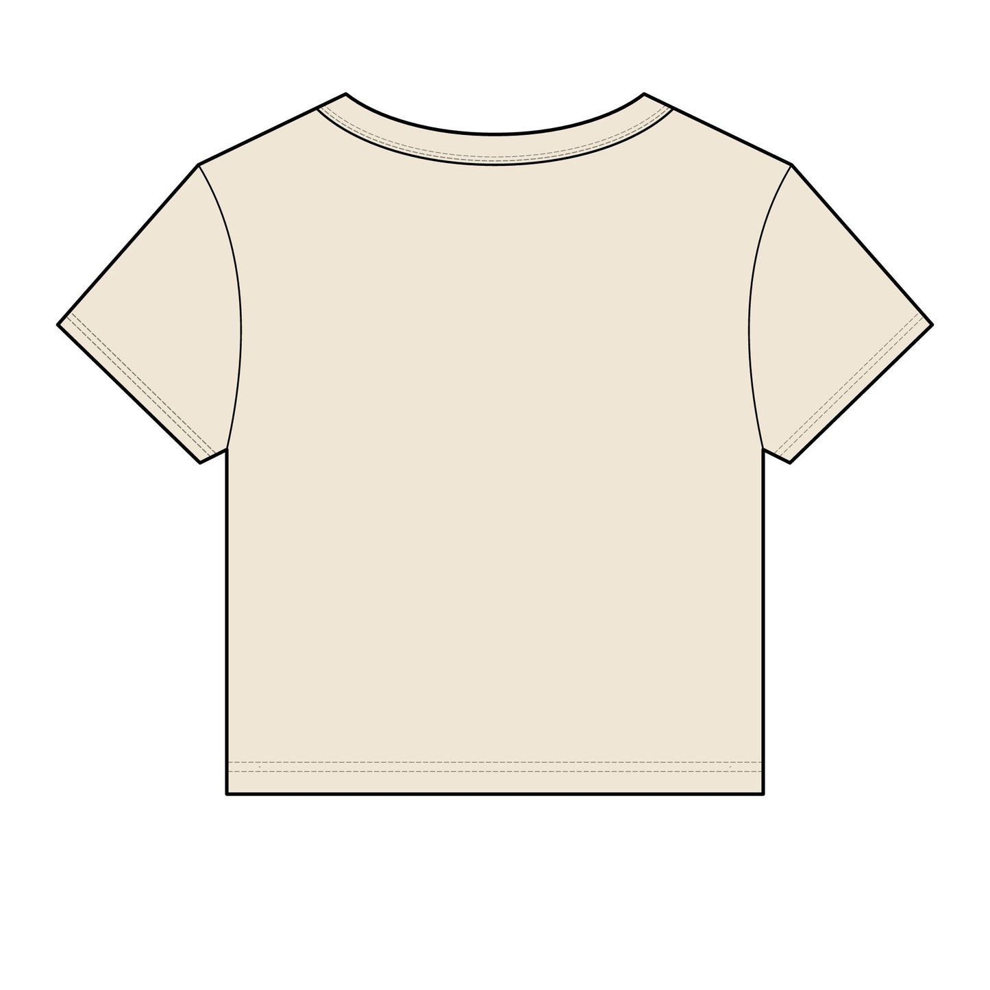 Baby Tee — "Super Tiny Forest" Crop Tee (Women’s Micro Rib)