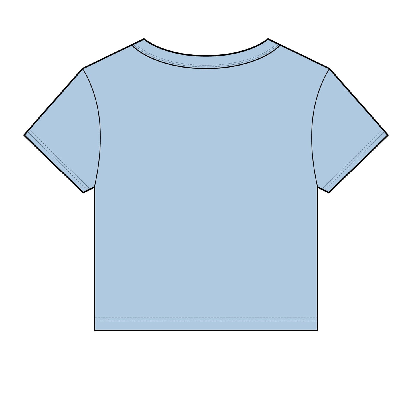 Baby Tee — "Super Tiny Forest" Crop Tee (Women’s Micro Rib)