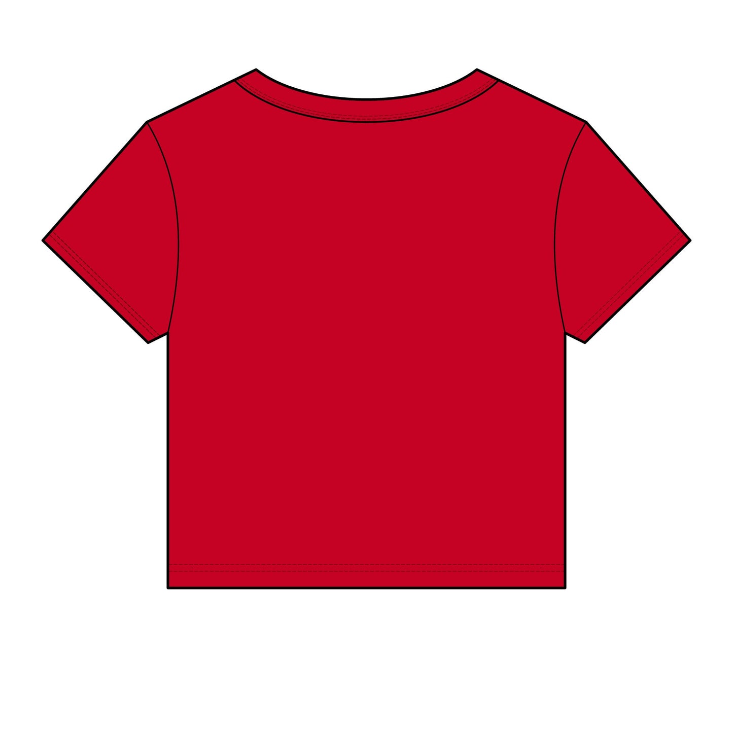Baby Tee — "Super Tiny Forest" Crop Tee (Women’s Micro Rib)