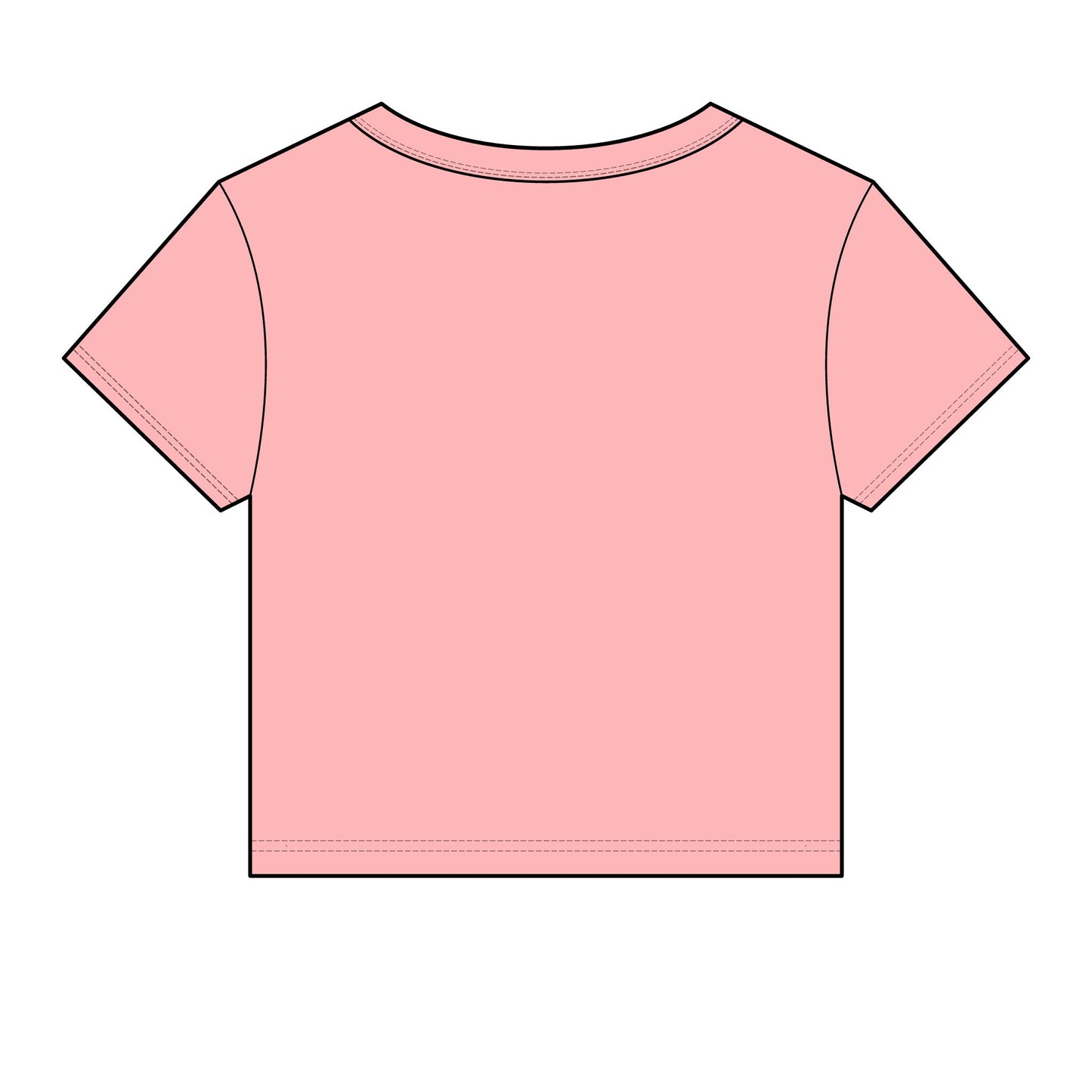 Baby Tee — "Super Tiny Forest" Crop Tee (Women’s Micro Rib)