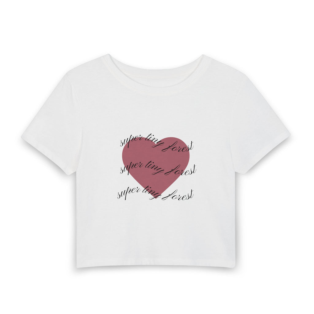 Get Wild Leopard Heart Women's Baby Tee