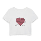 Get Wild Leopard Heart Women's Baby Tee