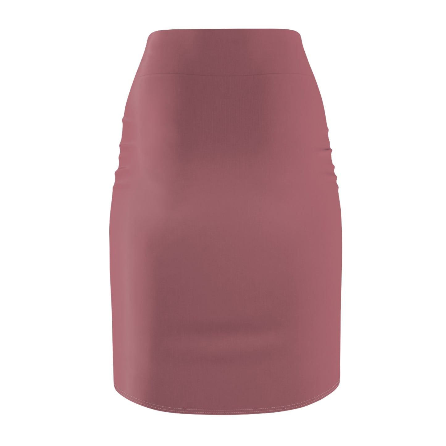 Pencil Skirt — Dusty Rose "super tiny forest" Side Script Skirt