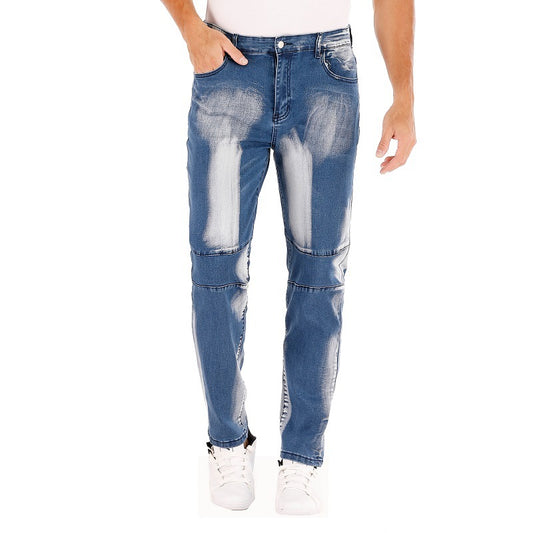 Three-Color Washed Jeans