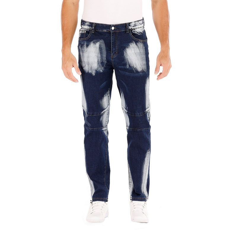 Three-Color Washed Jeans