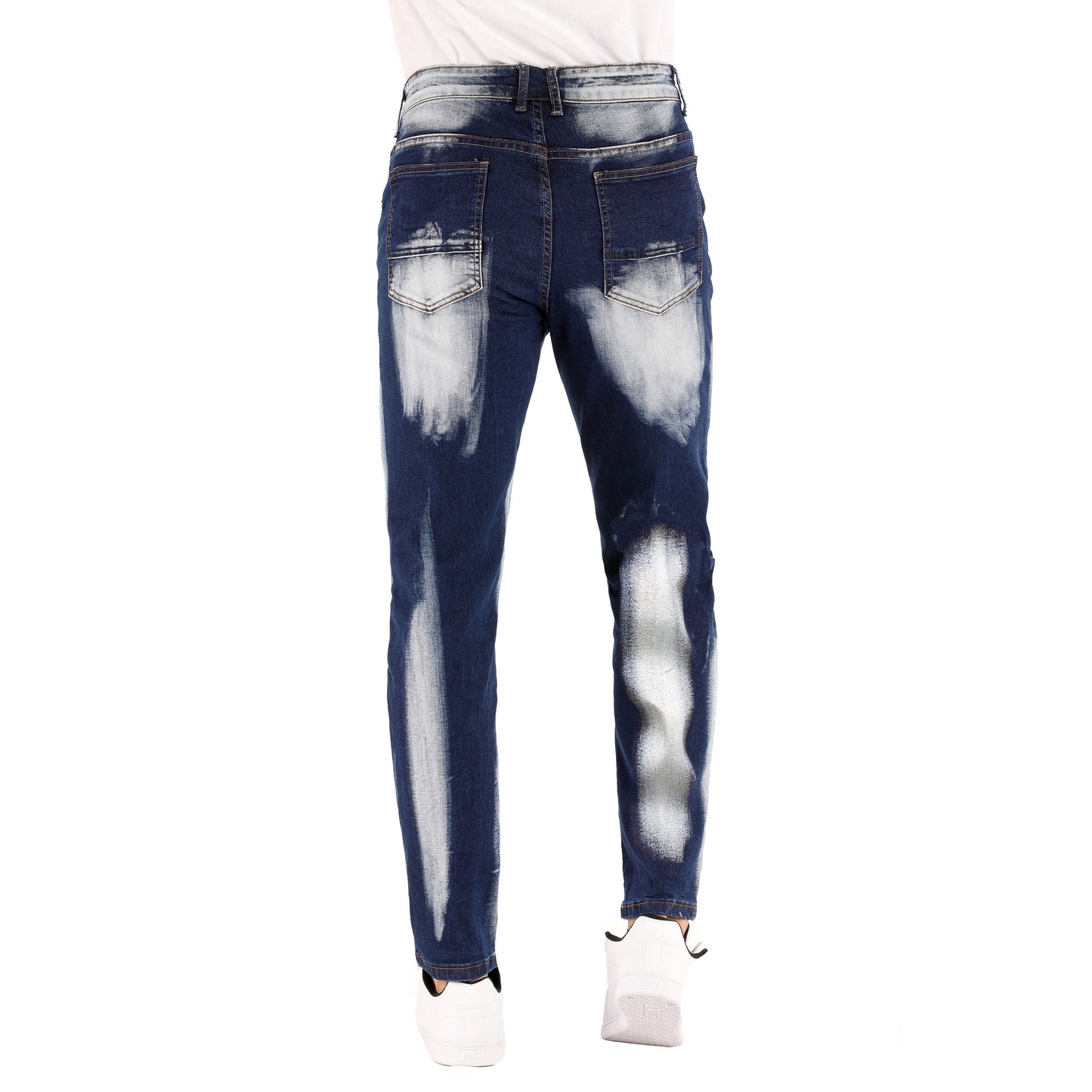 Three-Color Washed Jeans