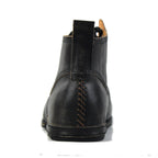 OSSTONE Moto Boots for Men Vintage Zipper-up Retro Leather Chukka Boots Distressed Rock n roll Bike Shoes Punk Boots OS-6015-2-Retro