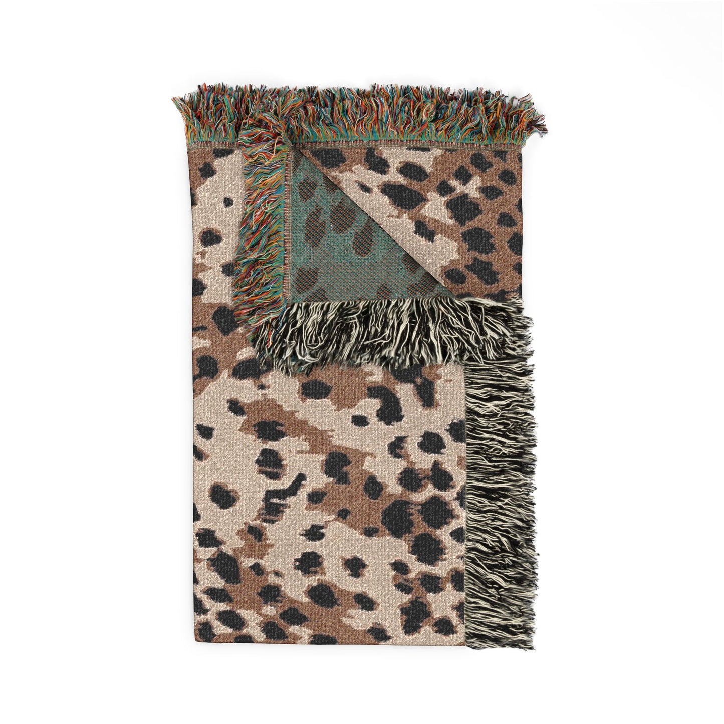 Woven Blanket — 'Get Wild' Leopard Throw Blanket