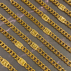 Uptown Cuban Chain Initial Bracelet