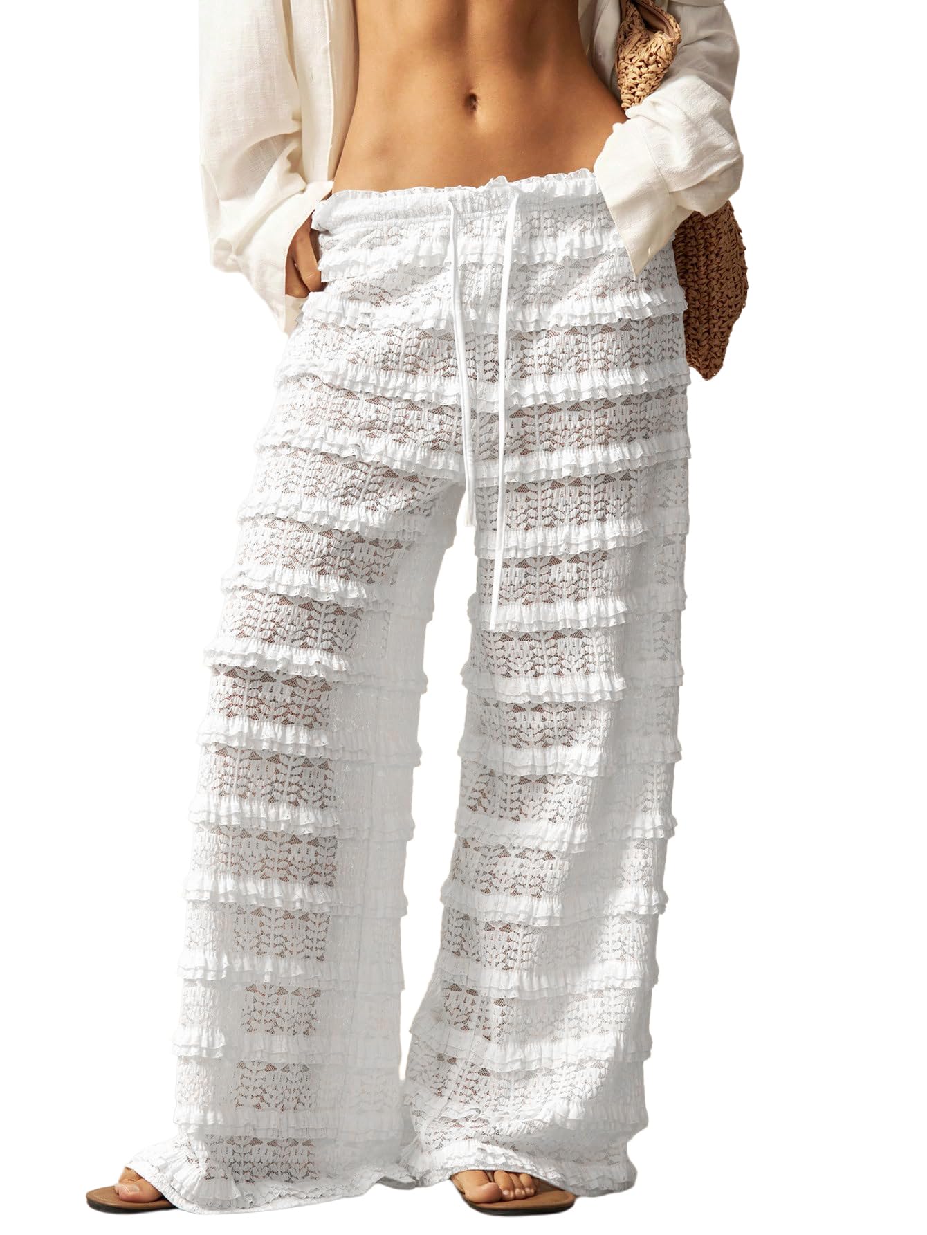 Crochet Lace Pants