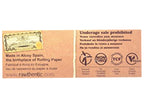 Raw Unrefined Classic 1.25 1 1/4 Size Cigarette Rolling Papers, 50 Count (Pack of 6)