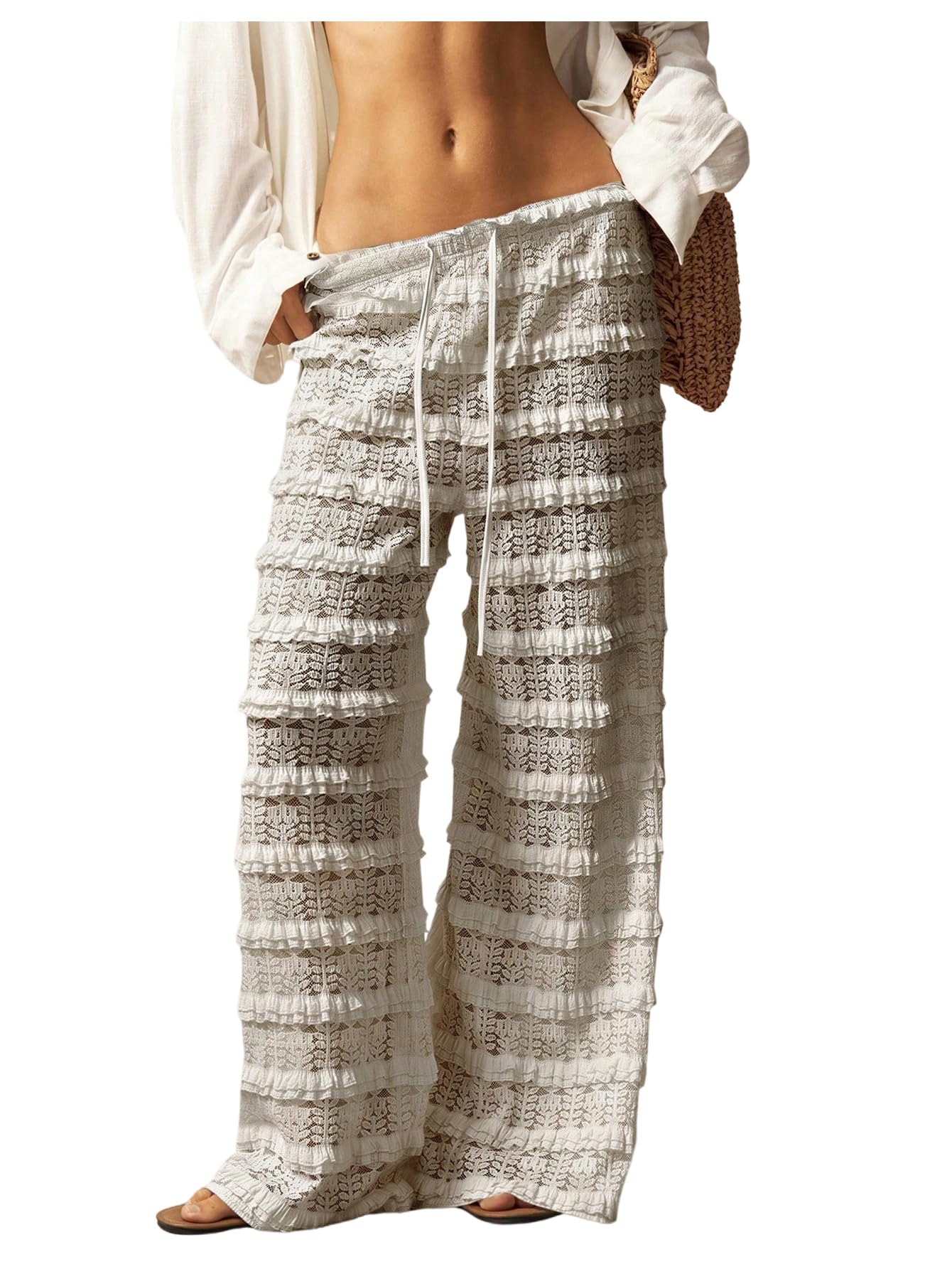 Crochet Lace Pants