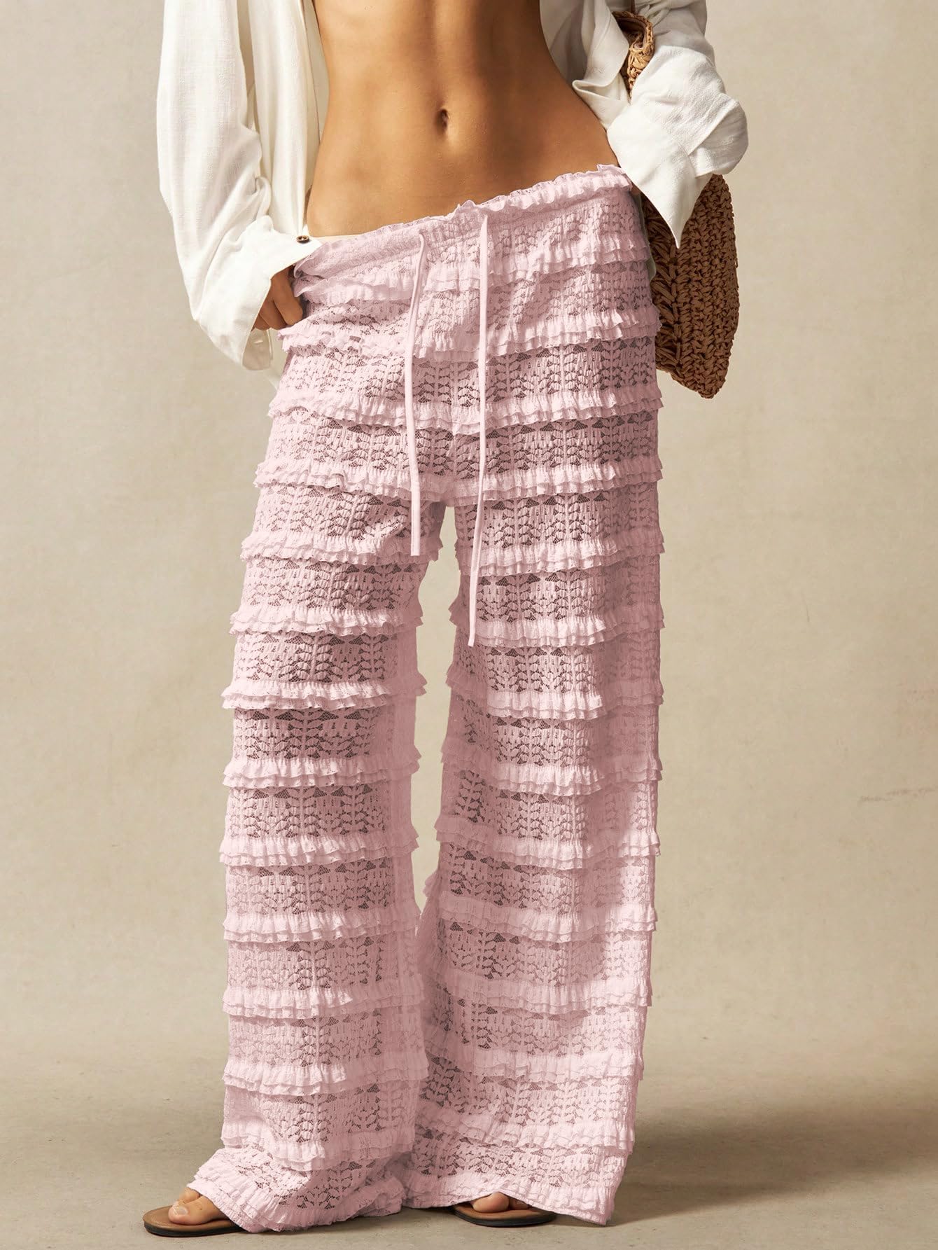 Crochet Lace Pants