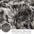 XeGe Cheetah Print Fluffy Faux Fur Duvet Cover Set, 3 Pieces Soft Plush Shaggy Fuzzy Bedding Set(1 Faux Fur Leopard Print Comforter Cover + 2 Furry Pillow Cases), Zipper Closure(King, Pink)