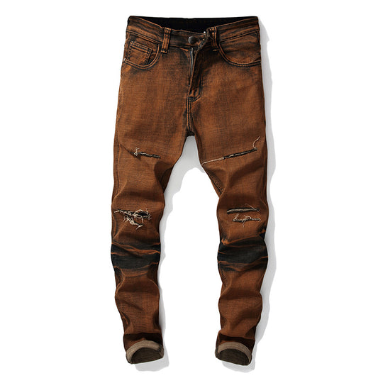 Distressed Denim Jeans