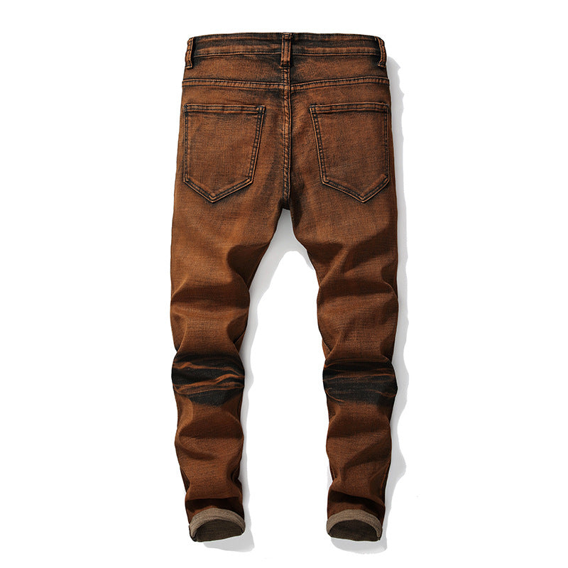 Distressed Denim Jeans