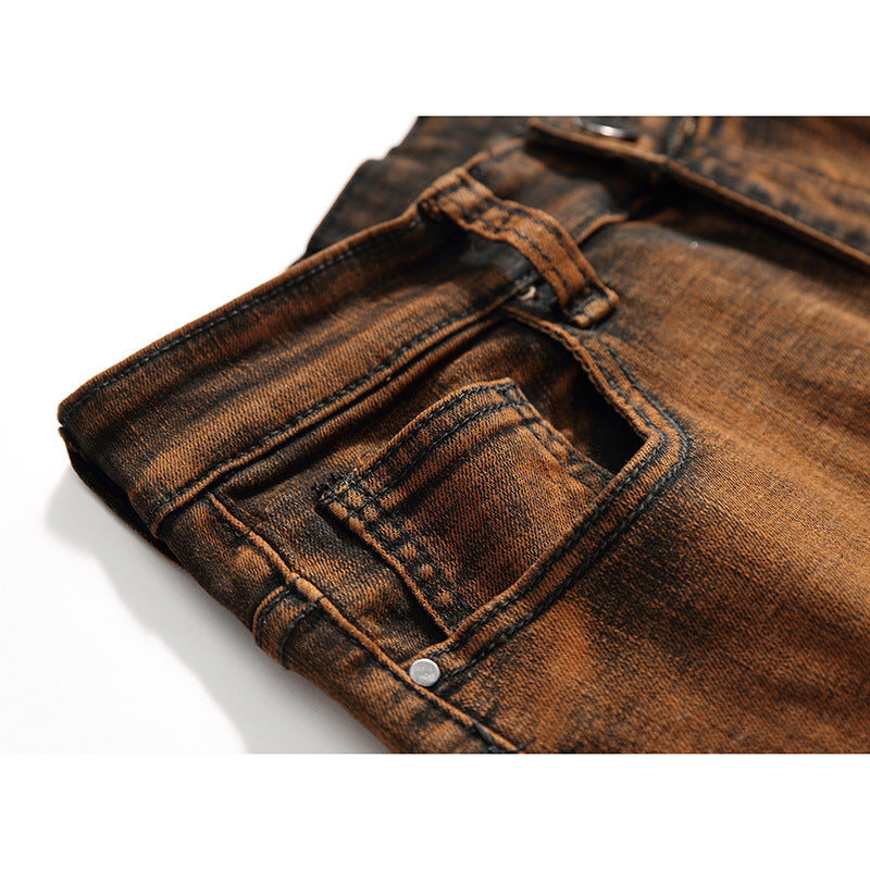 Distressed Denim Jeans